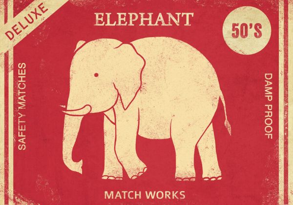 輸入壁紙 カスタム壁紙 PHOTOWALL / Elephant Match Works (e330758)