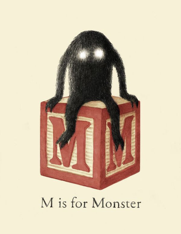 輸入壁紙 カスタム壁紙 PHOTOWALL / M is for Monster (e330767)