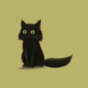 輸入壁紙 カスタム壁紙 PHOTOWALL / Sitting Cat (e330783)