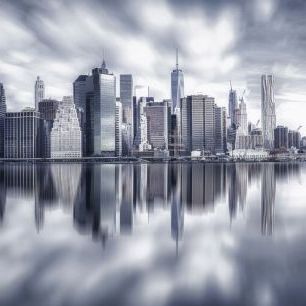 輸入壁紙 カスタム壁紙 PHOTOWALL / Manhattan Reflection (e331577)