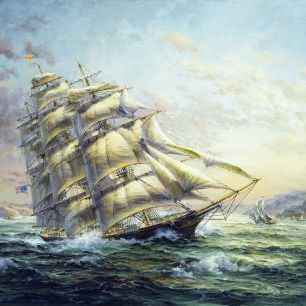 輸入壁紙 カスタム壁紙 PHOTOWALL / Tall Ships Paintings (e332594)