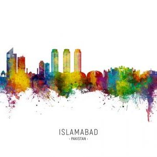 輸入壁紙 カスタム壁紙 PHOTOWALL / Islamabad Pakistan Skyline (e332832)