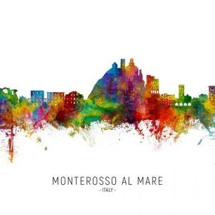 輸入壁紙 カスタム壁紙 PHOTOWALL / Monterosso al Mare Italy Skyline (e332838)