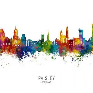 輸入壁紙 カスタム壁紙 PHOTOWALL / Paisley Scotland Skyline (e332875)