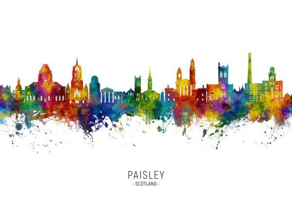輸入壁紙 カスタム壁紙 PHOTOWALL / Paisley Scotland Skyline (e332875)