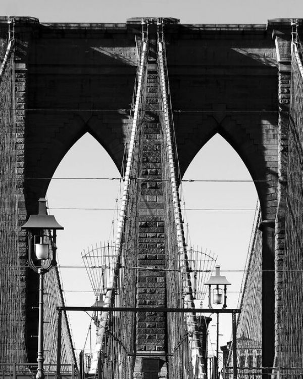 輸入壁紙 カスタム壁紙 PHOTOWALL / Bridges of NYC (e333059)