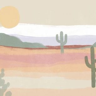 輸入壁紙 カスタム壁紙 PHOTOWALL / Cactus Plateau (e334992)