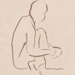 輸入壁紙 カスタム壁紙 PHOTOWALL / Sketched Pose (e335193)