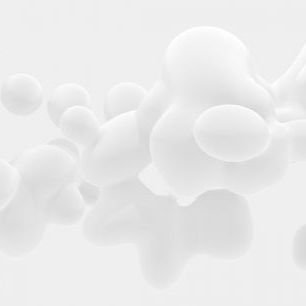 輸入壁紙 カスタム壁紙 PHOTOWALL / Floating Subtle White Fluid (e338103)