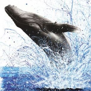 輸入壁紙 カスタム壁紙 PHOTOWALL / Whale Waves (e338710)