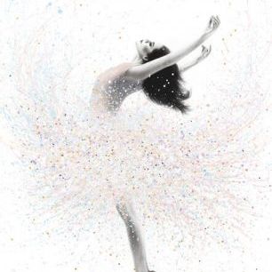輸入壁紙 カスタム壁紙 PHOTOWALL / Snow Lake Ballerina (e83880)