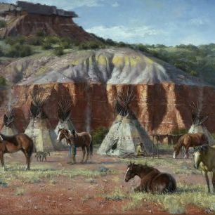 輸入壁紙 カスタム壁紙 PHOTOWALL / Camp of the Comanche (e336515)