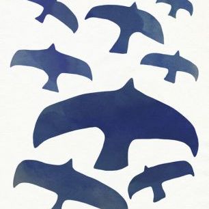輸入壁紙 カスタム壁紙 PHOTOWALL / Matisse Seagulls (e336702)