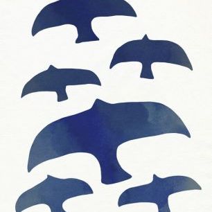 輸入壁紙 カスタム壁紙 PHOTOWALL / Matisse Seagulls II (e336703)