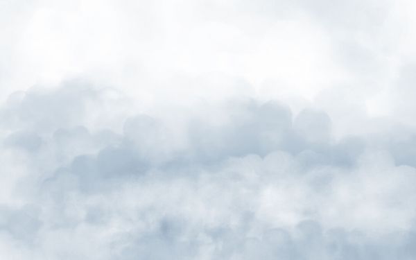 輸入壁紙 カスタム壁紙 PHOTOWALL / Cloud Nine - Blue (e84414)
