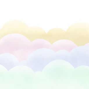輸入壁紙 カスタム壁紙 PHOTOWALL / Rainbow Clouds (e84439)