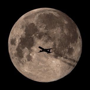 輸入壁紙 カスタム壁紙 PHOTOWALL / Passing Through Full Moon (e336101)
