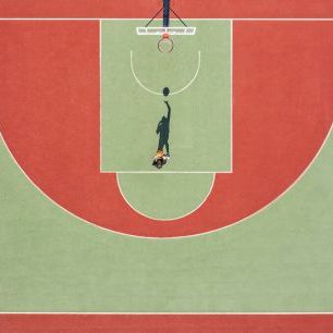 輸入壁紙 カスタム壁紙 PHOTOWALL / Shadow Basketball (e337071)