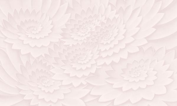 輸入壁紙 カスタム壁紙 PHOTOWALL / Flower on Canvas - Quartz Shimmer (e337820)