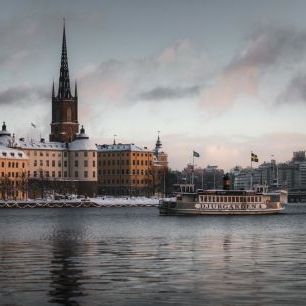 輸入壁紙 カスタム壁紙 PHOTOWALL / Stockholm in Winter Time (e85147)