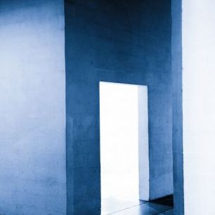 輸入壁紙 カスタム壁紙 PHOTOWALL / Blue Doorway (e85464)