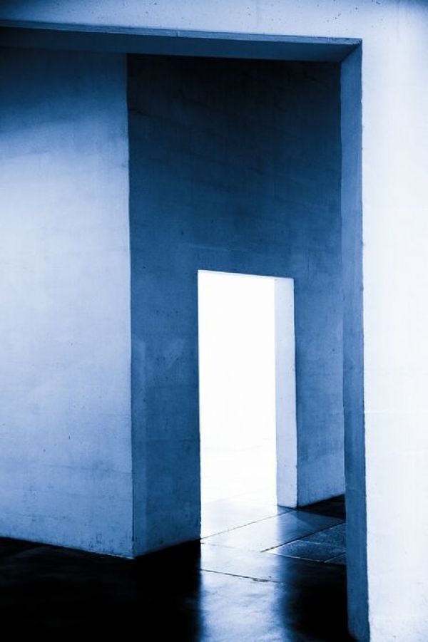 輸入壁紙 カスタム壁紙 PHOTOWALL / Blue Doorway (e85464)