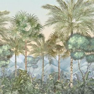 輸入壁紙 カスタム壁紙 PHOTOWALL / Serene Tropical Forest (e85616)