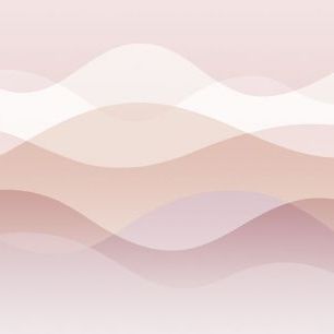 輸入壁紙 カスタム壁紙 PHOTOWALL / Tinted Waves - Pink (e92862)