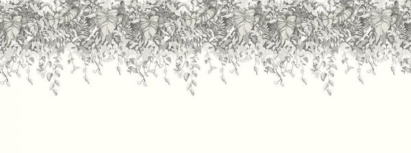 輸入壁紙 カスタム壁紙 PHOTOWALL / Secret Garden Upside Down - Black and White (e325503)