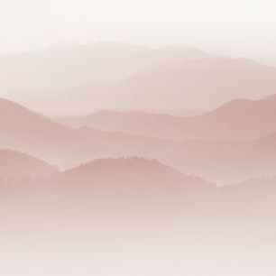 輸入壁紙 カスタム壁紙 PHOTOWALL / Velvet Mountains - Pink (e93001)