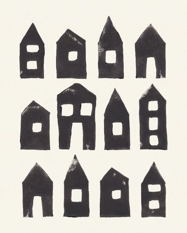 輸入壁紙 カスタム壁紙 PHOTOWALL / Tiny Houses (e85672)