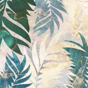 輸入壁紙 カスタム壁紙 PHOTOWALL / Green Leaves Mural (e85770)