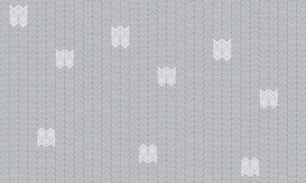 輸入壁紙 カスタム壁紙 PHOTOWALL / Herringbone - Grey with White Pattern (e85598)