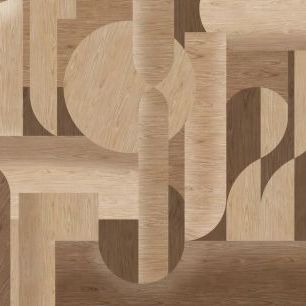 輸入壁紙 カスタム壁紙 PHOTOWALL / Wood Texture - Brown (e85608)