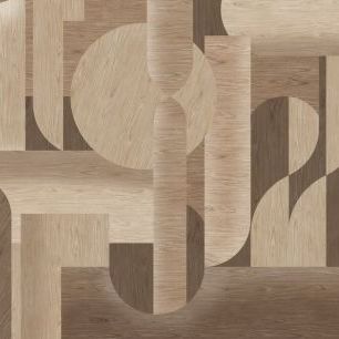 輸入壁紙 カスタム壁紙 PHOTOWALL / Wood Texture - Light Brown (e85610)