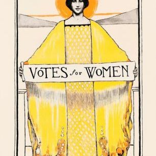 輸入壁紙 カスタム壁紙 PHOTOWALL / Vintage Poster Votes for Woman (e93269)