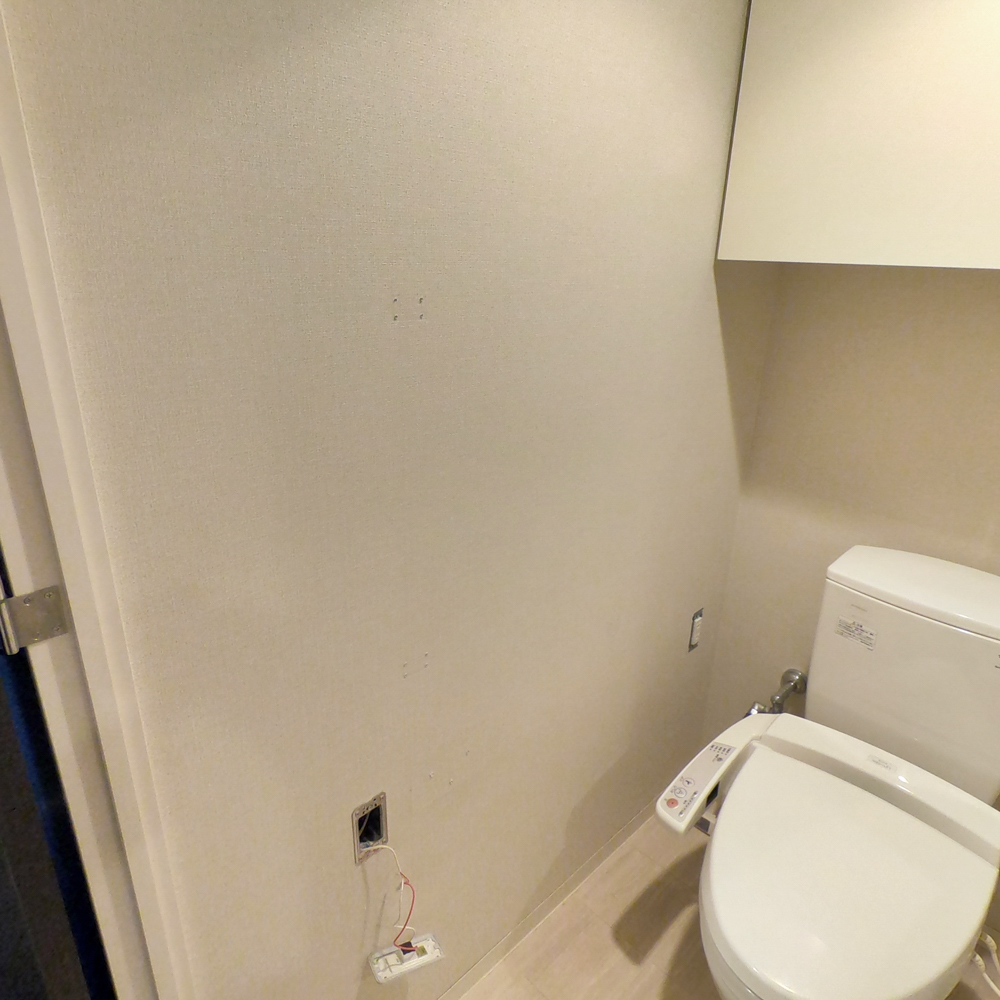 店長 ハヤシ 自宅トイレの壁紙貼りました 壁紙屋本舗